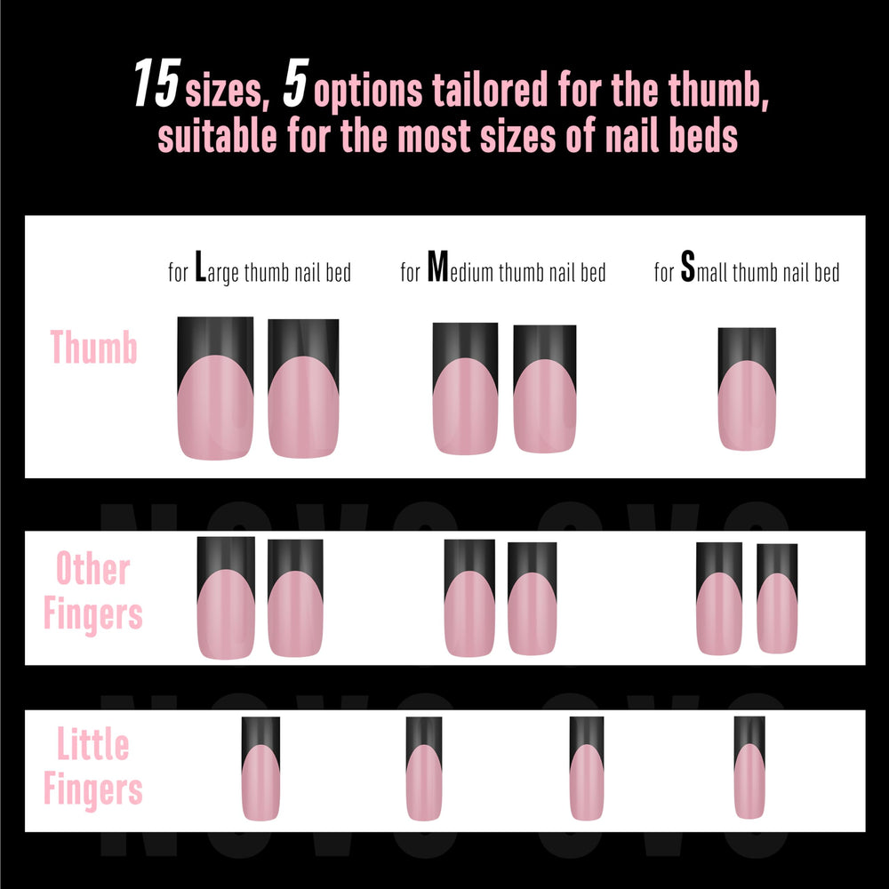 NOVO OVO full cover tips salon ready on hand