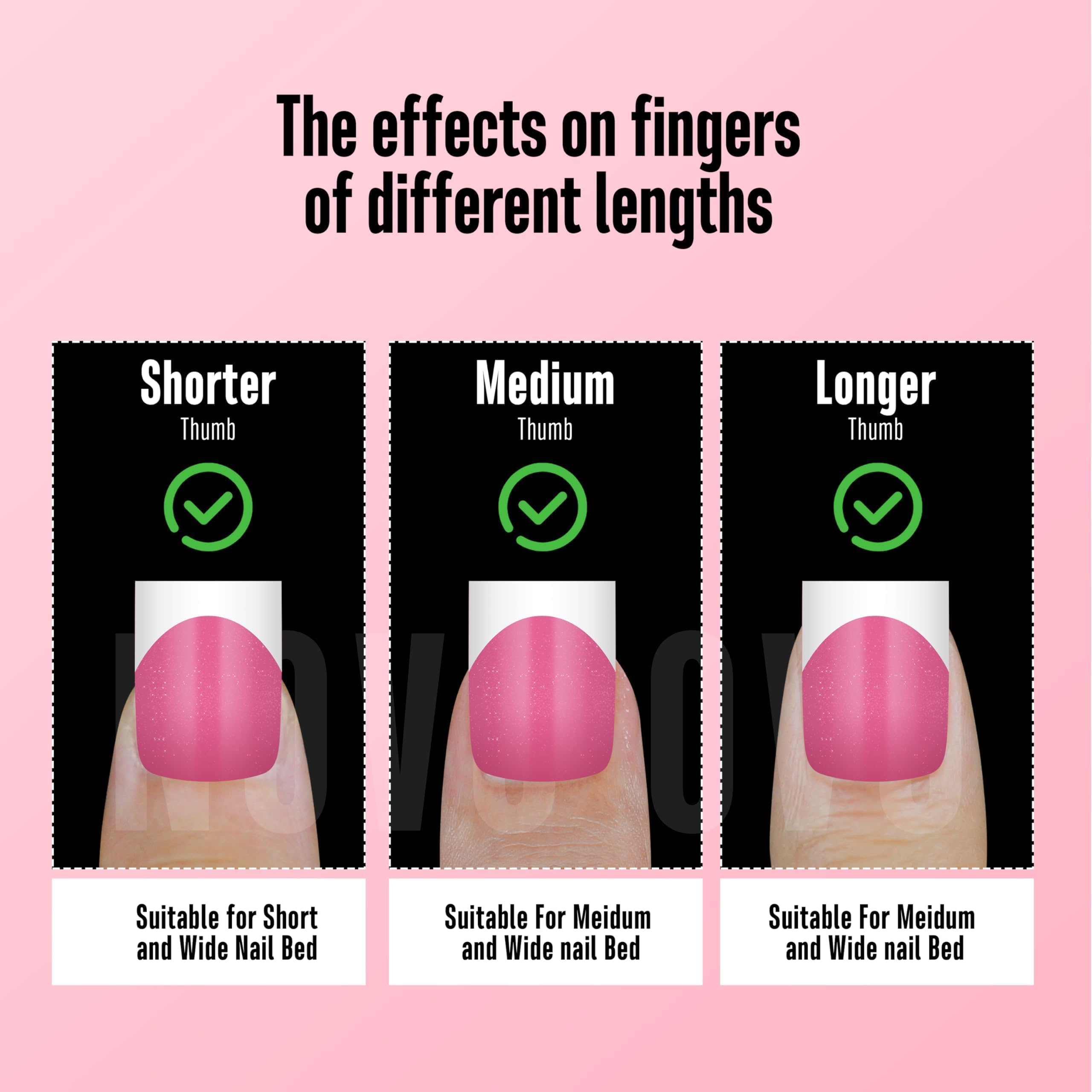 NOVO OVO full cover tips offer salon-quality nails with easy removal.
