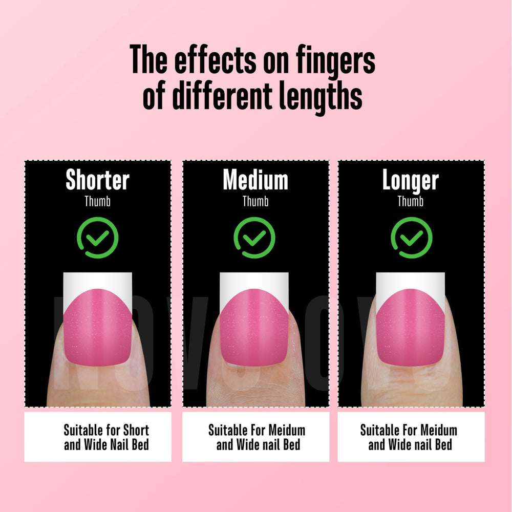NOVO OVO full cover tips offer salon-quality nails with easy removal.