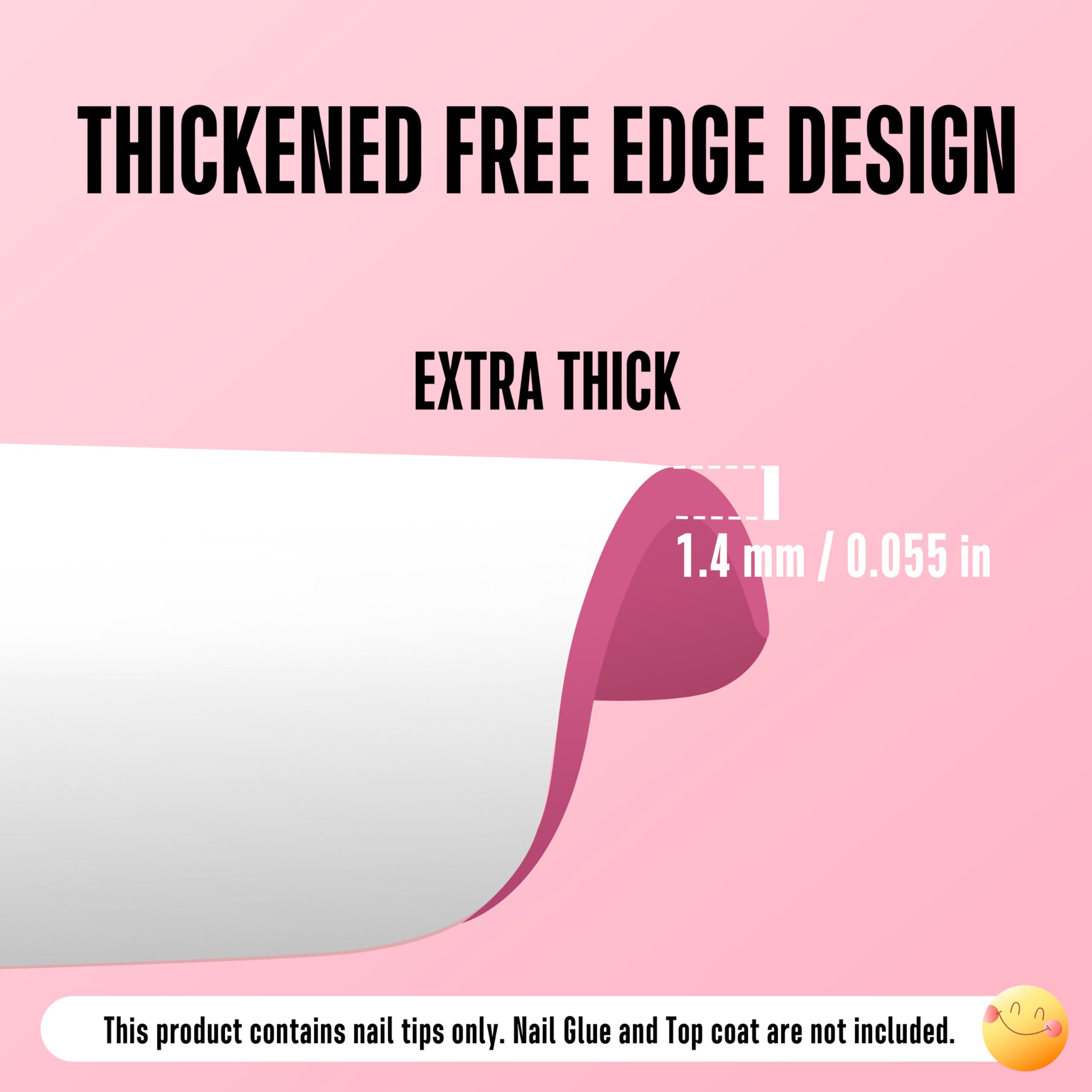 NOVO OVO rose-pink press-on nails ideal for quick DIY upgrades.
