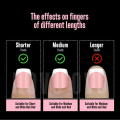 NOVO OVO DIY nails Baby Pink ideal for home spa sessions