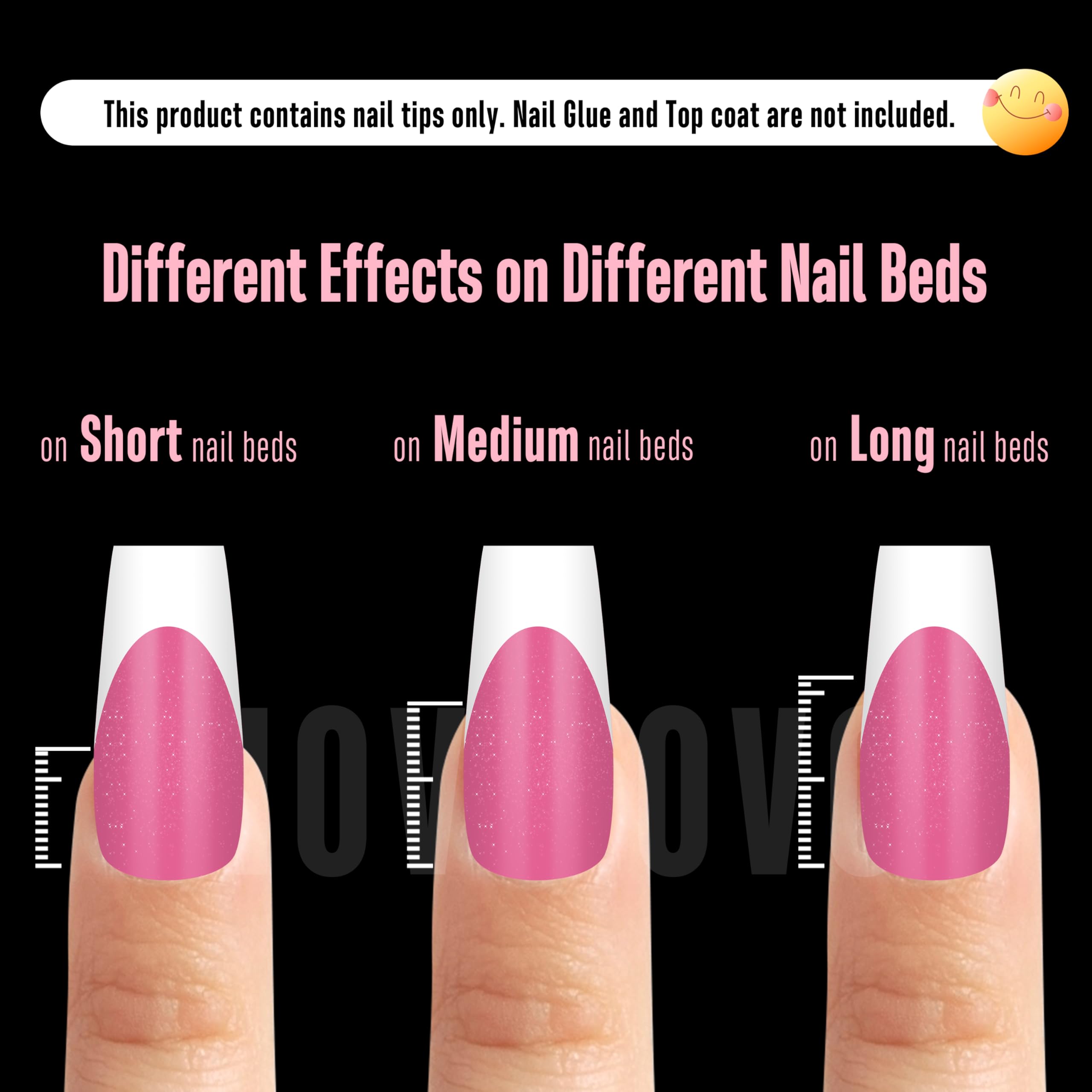 NOVO OVO supports almond, coffin, oval, square shapes for manicures.