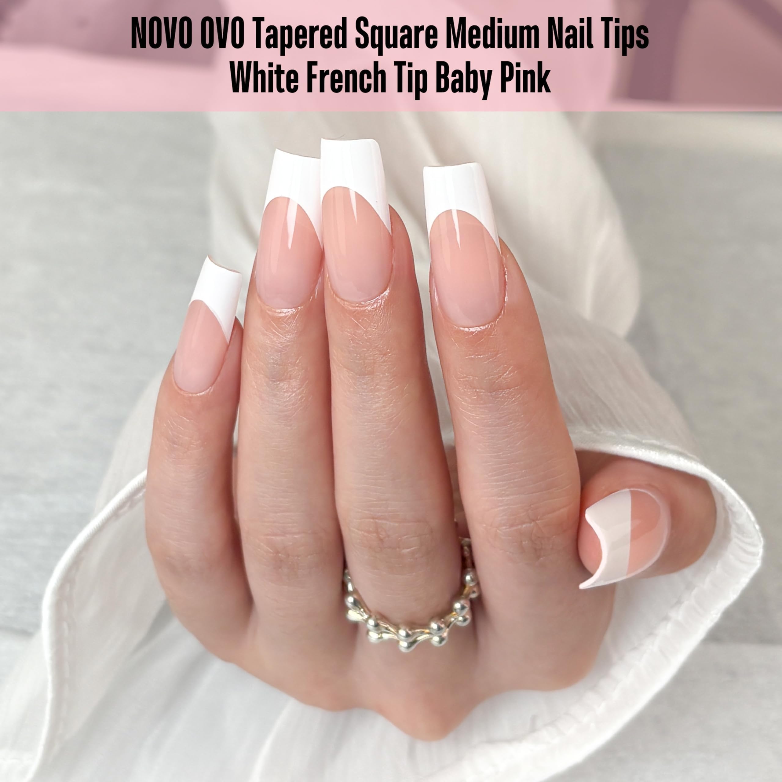 NOVO OVO nail tips complement both salon and at-home nail art projects