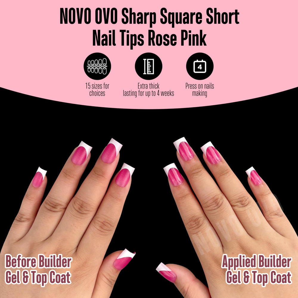 NOVO OVO pre-filed cuticle end nails save prep time.