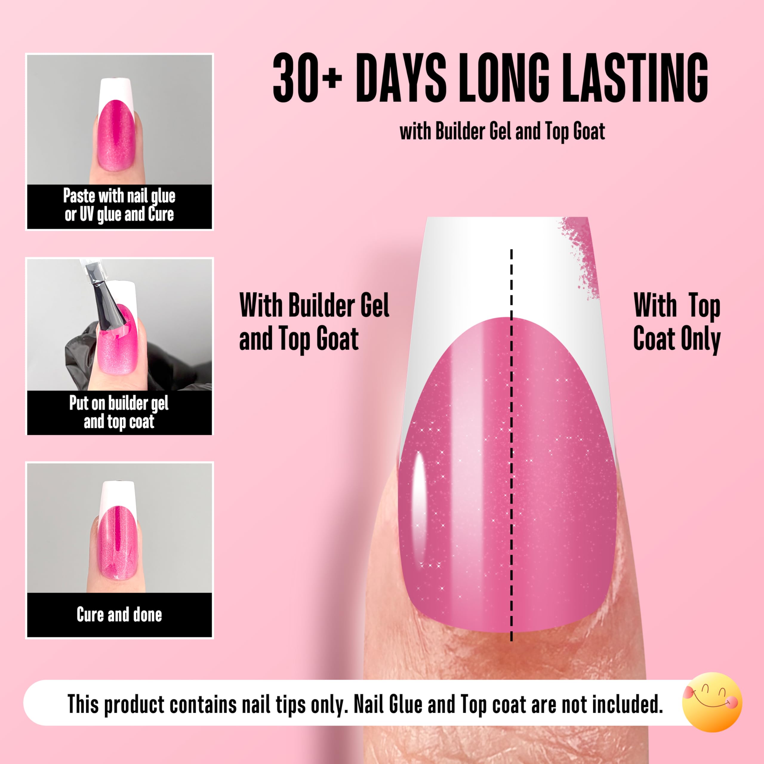 NOVO OVO pre-filed cuticle end saves time during application.