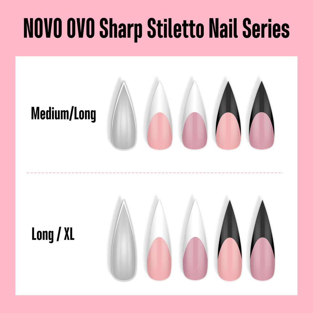 NOVO OVO press-on nails offer salon-quality finish at home.