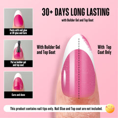 NOVO OVO soak-off soft gel tips allow easy removal