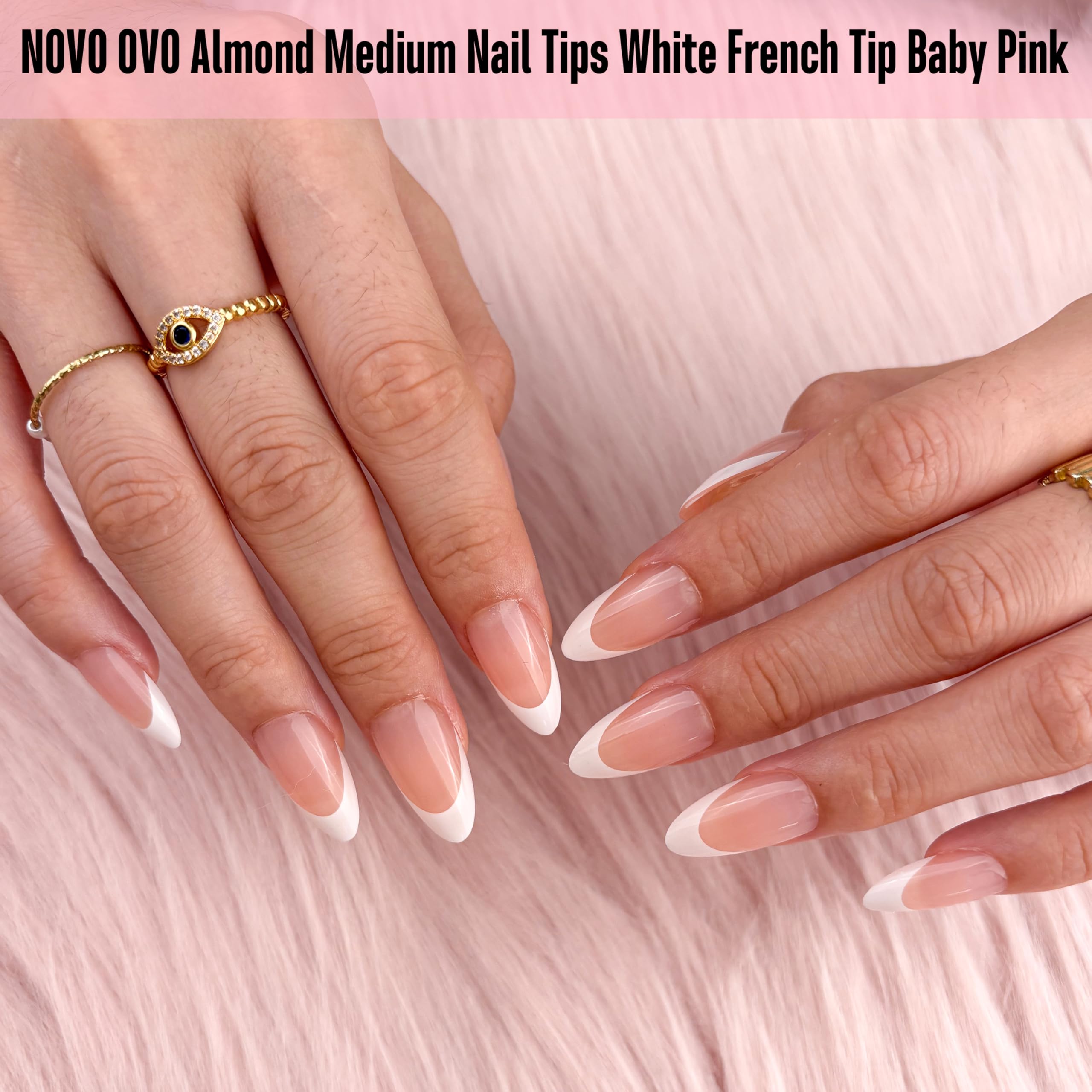 NOVO OVO soft gel nail tips extra thick and sturdy for long wear