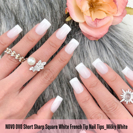 NOVO OVO soft gel nail tips with pre-applied primer and base coat for easy application