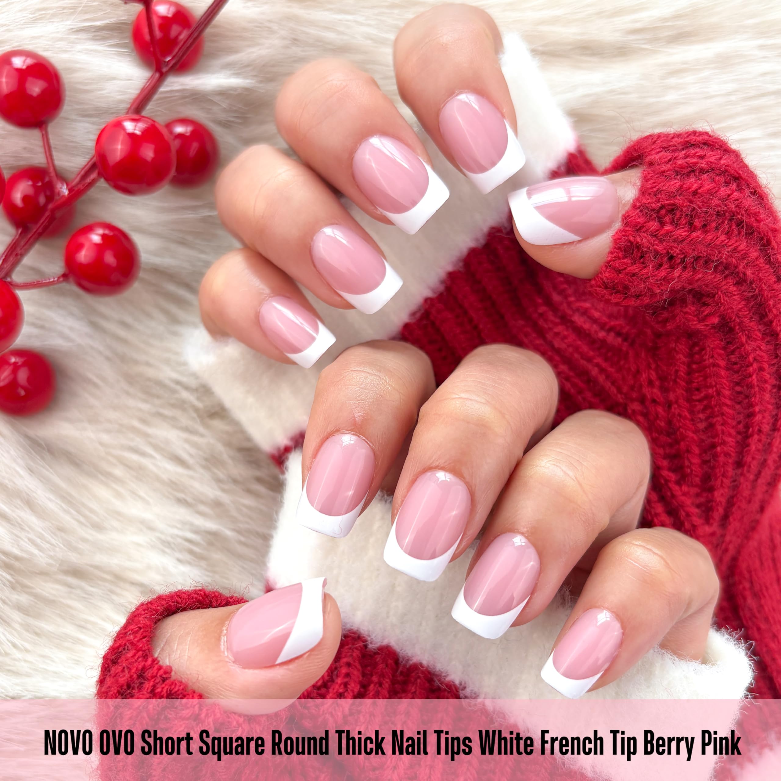 NOVO OVO soft-gel nail tips deliver a smooth, premium finish.