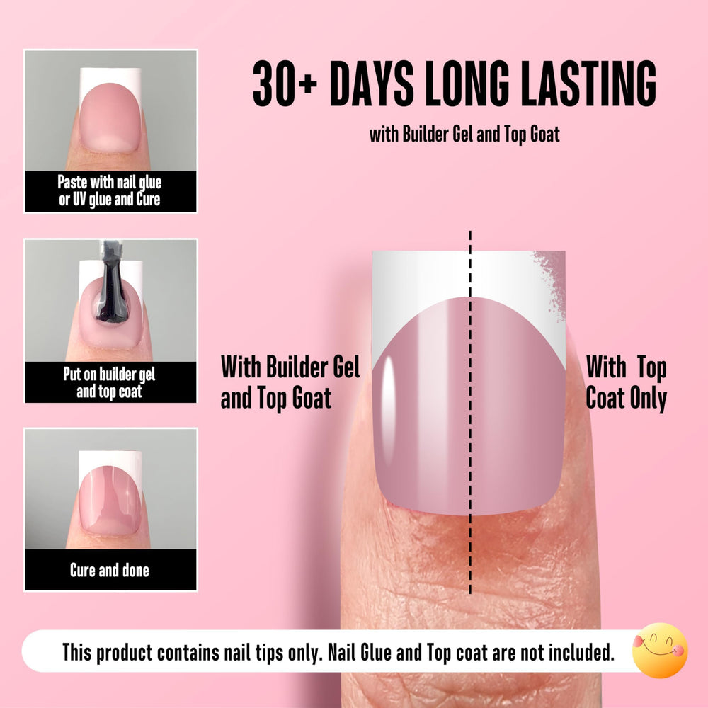 NOVO OVO no-filing cuticle end design speeds placement