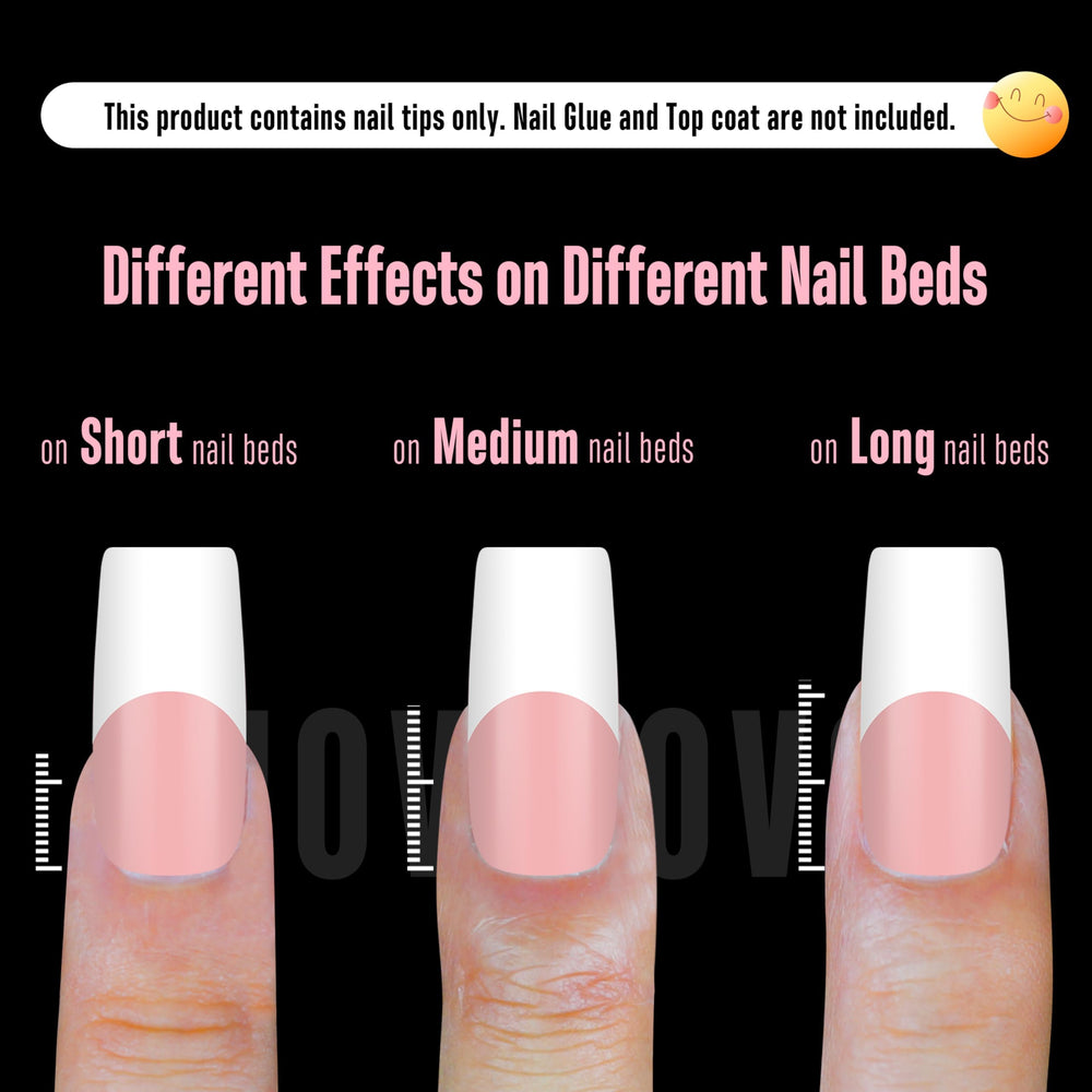 NOVO OVO secure wear with UV glue or press-on nail glue