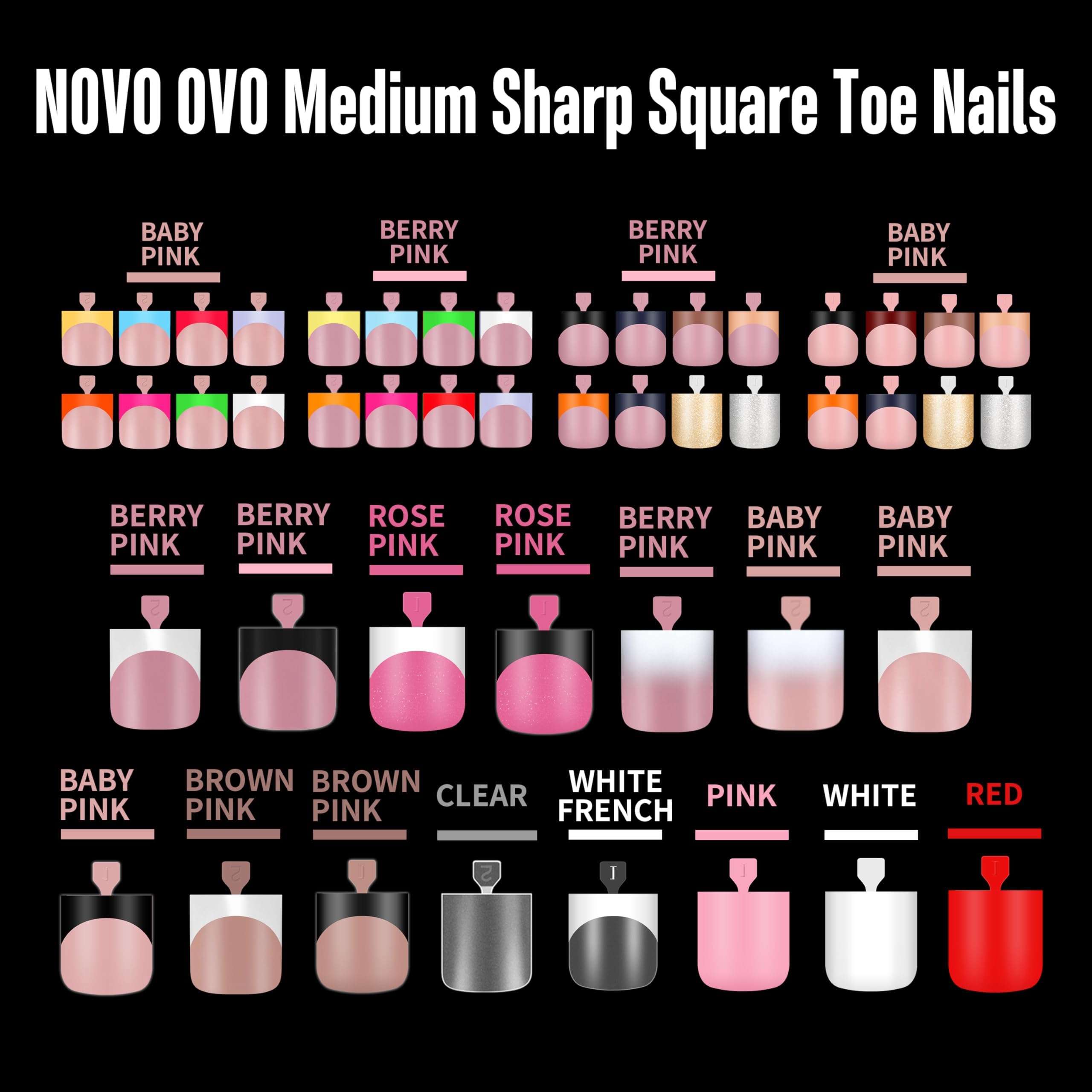 NOVO OVO vacation and wedding-ready toenails for polished feet