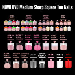 NOVO OVO vacation and wedding-ready toenails for polished feet