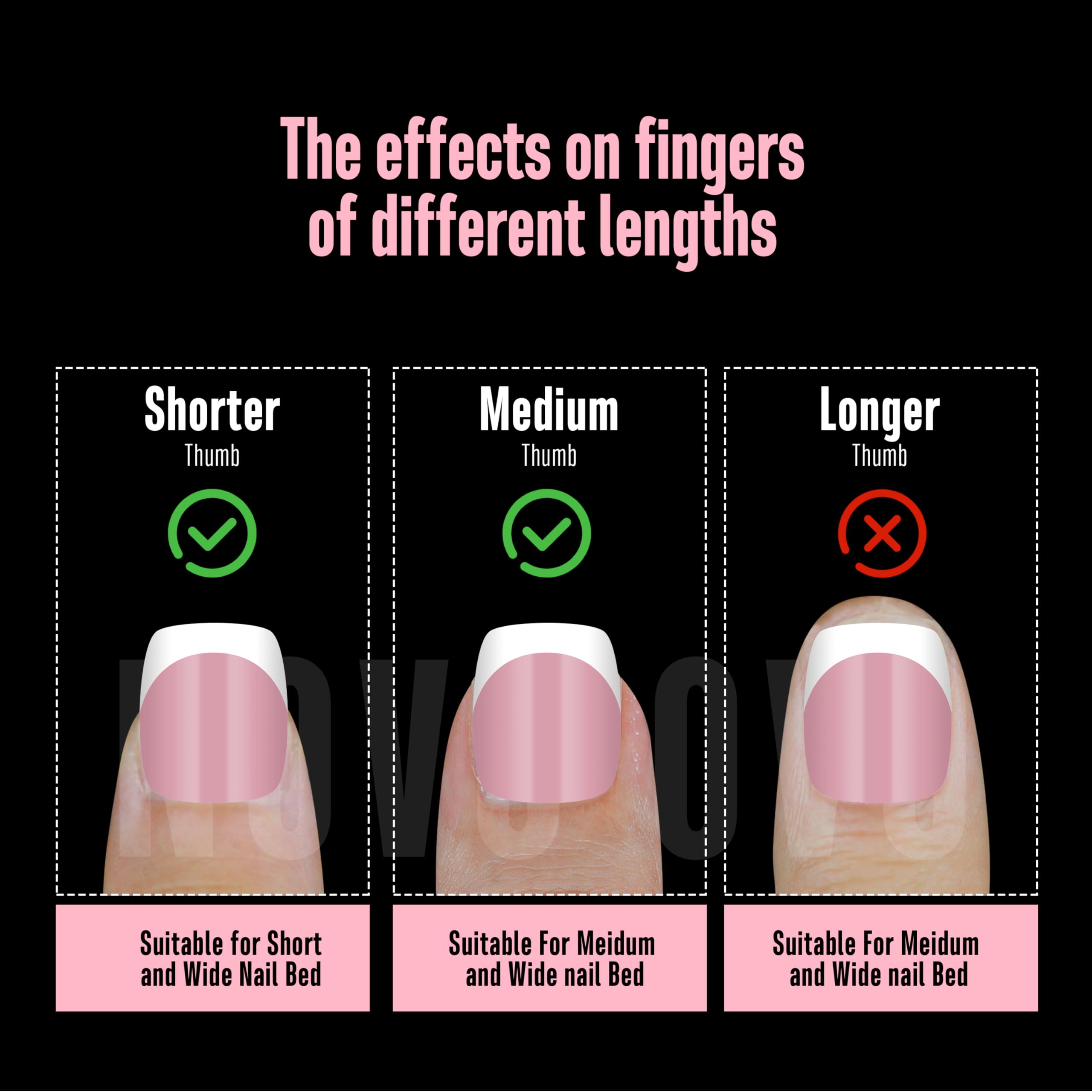 NOVO OVO variety shapes full-cover nails for limitless designs.