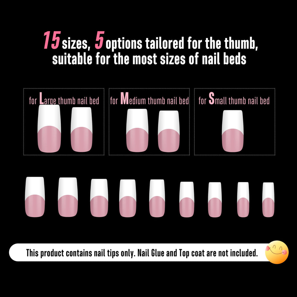 NOVO OVO versatile nail tips for toe, curved, and almond shapes