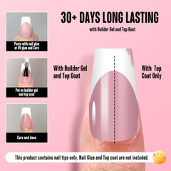 NOVO OVO pre‑designed tips with tip primer and base coat for easy application