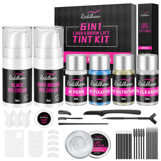 Novobey 6in1 lash lift brow lamination kit packaging showcases professional quality at home