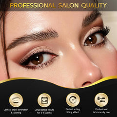 Novobey results showcase 6-8 weeks of curl and brow lift