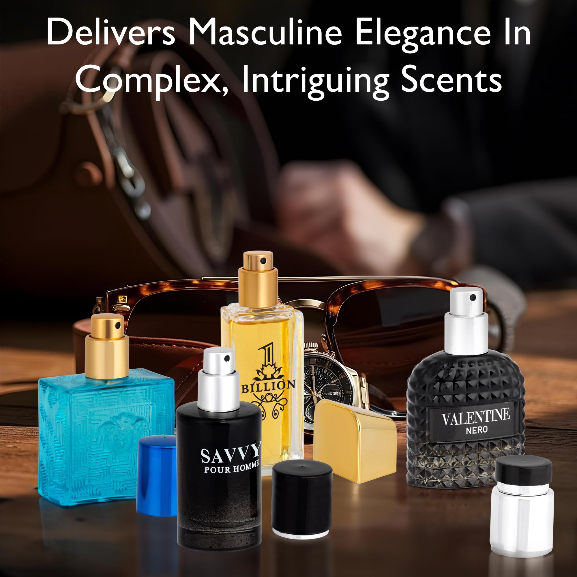 Elegant, gift-ready display of NovoGlow Signature Scent set.