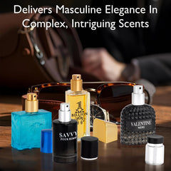 Elegant, gift-ready display of NovoGlow Signature Scent set.