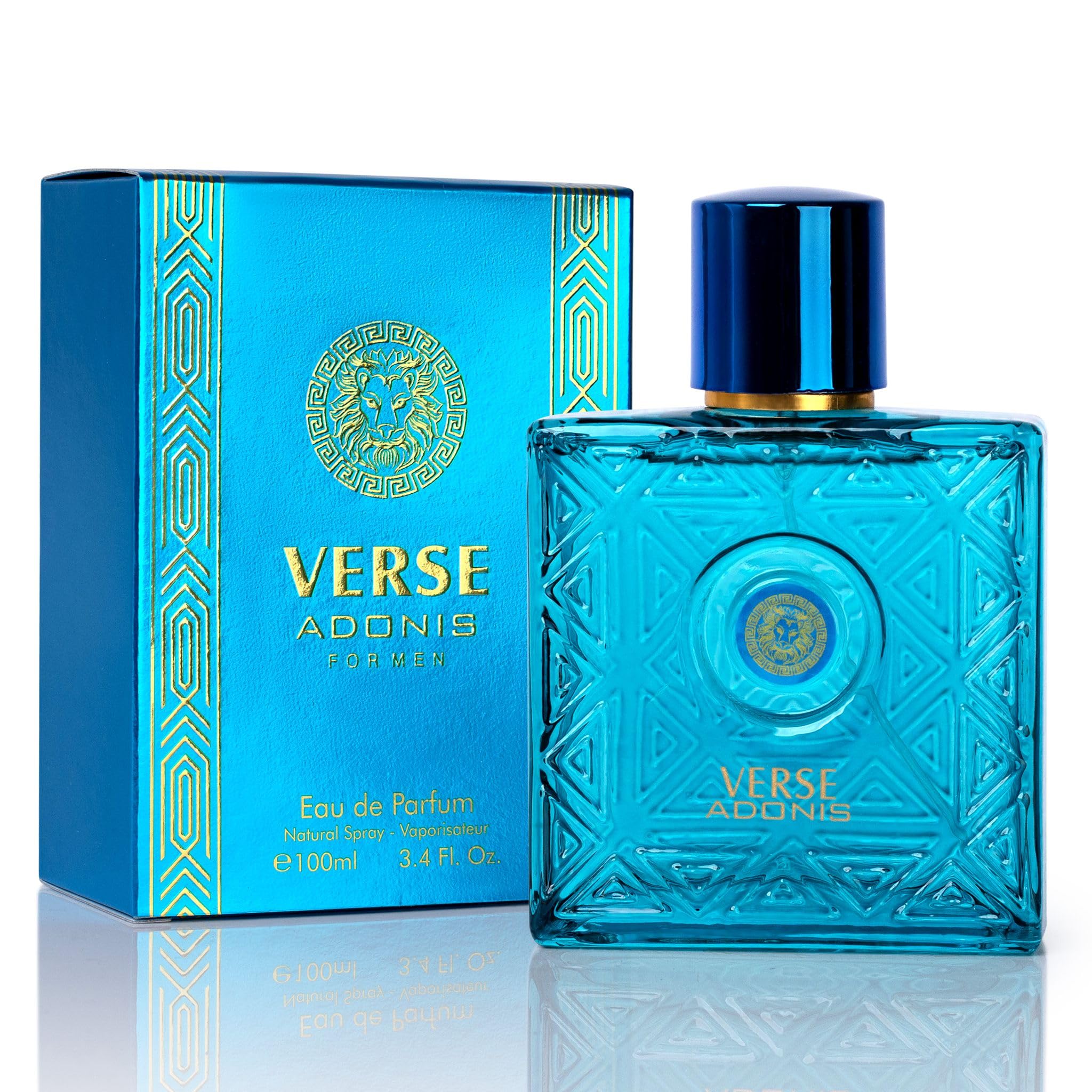 NovoGlow Verse Adonis bottle with premium design for daily wear.