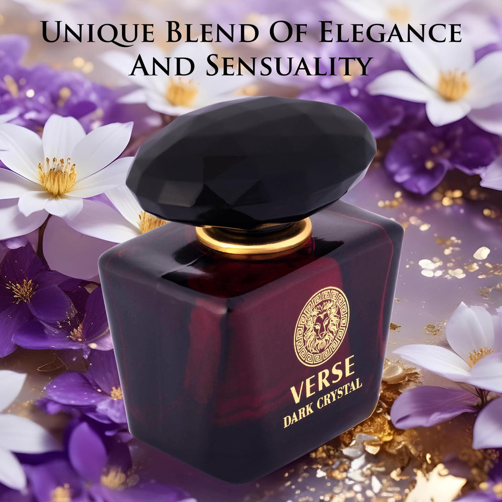 Top notes of Verse Dark Crystal: ginger, pepper and cardamom.