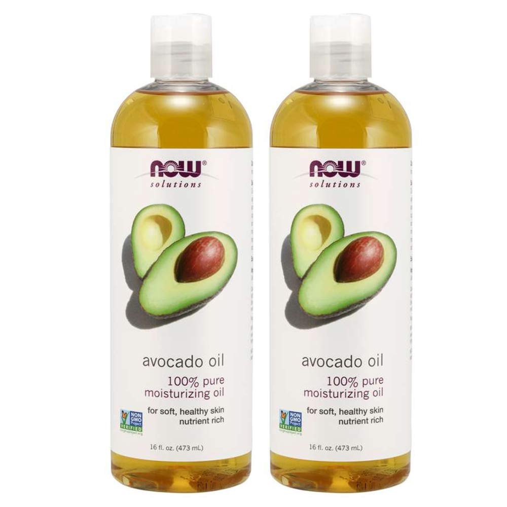 NOW Foods Avocado Oil bottle 16oz for skin hydration