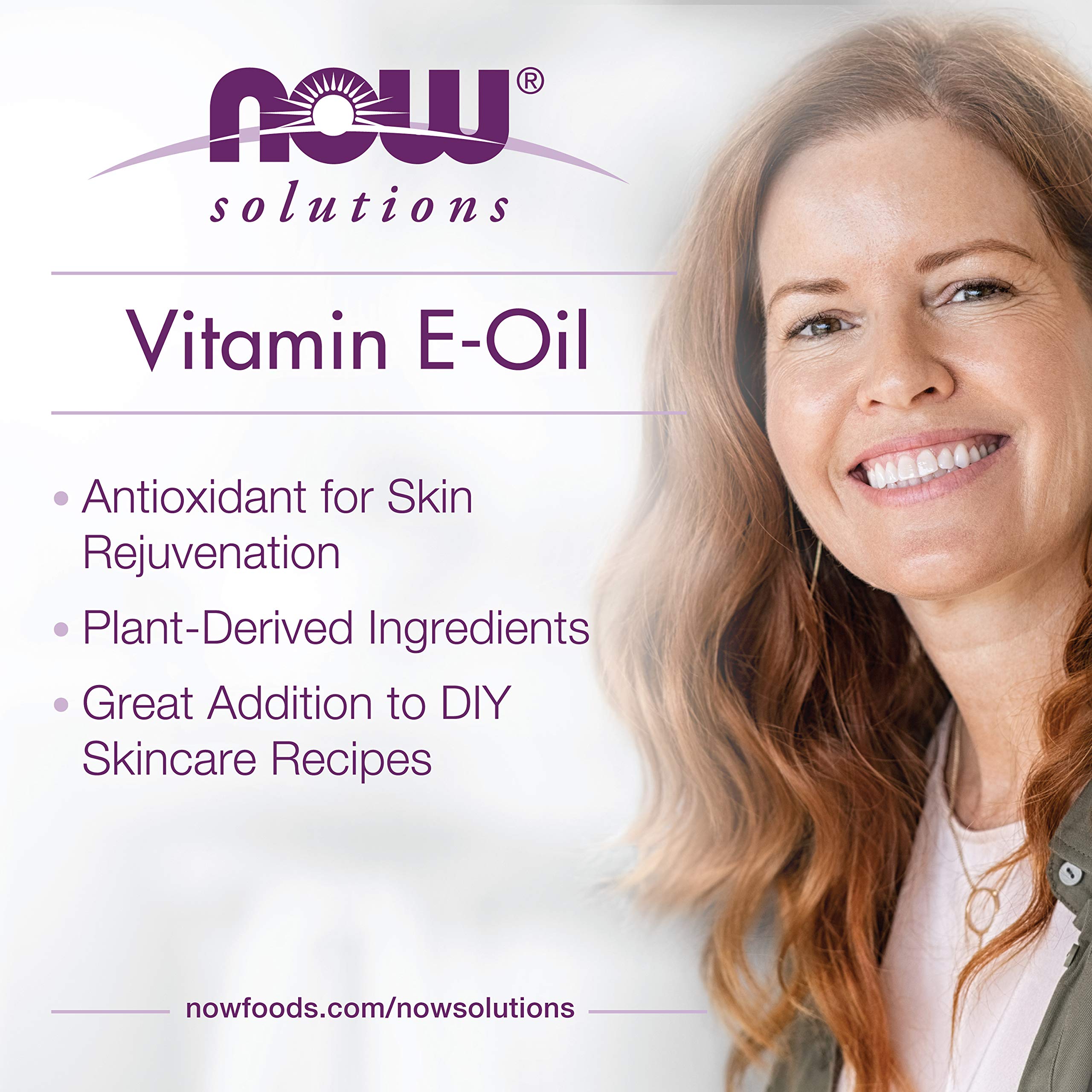 Apply a few drops of NOW Foods E-Oil to dry areas