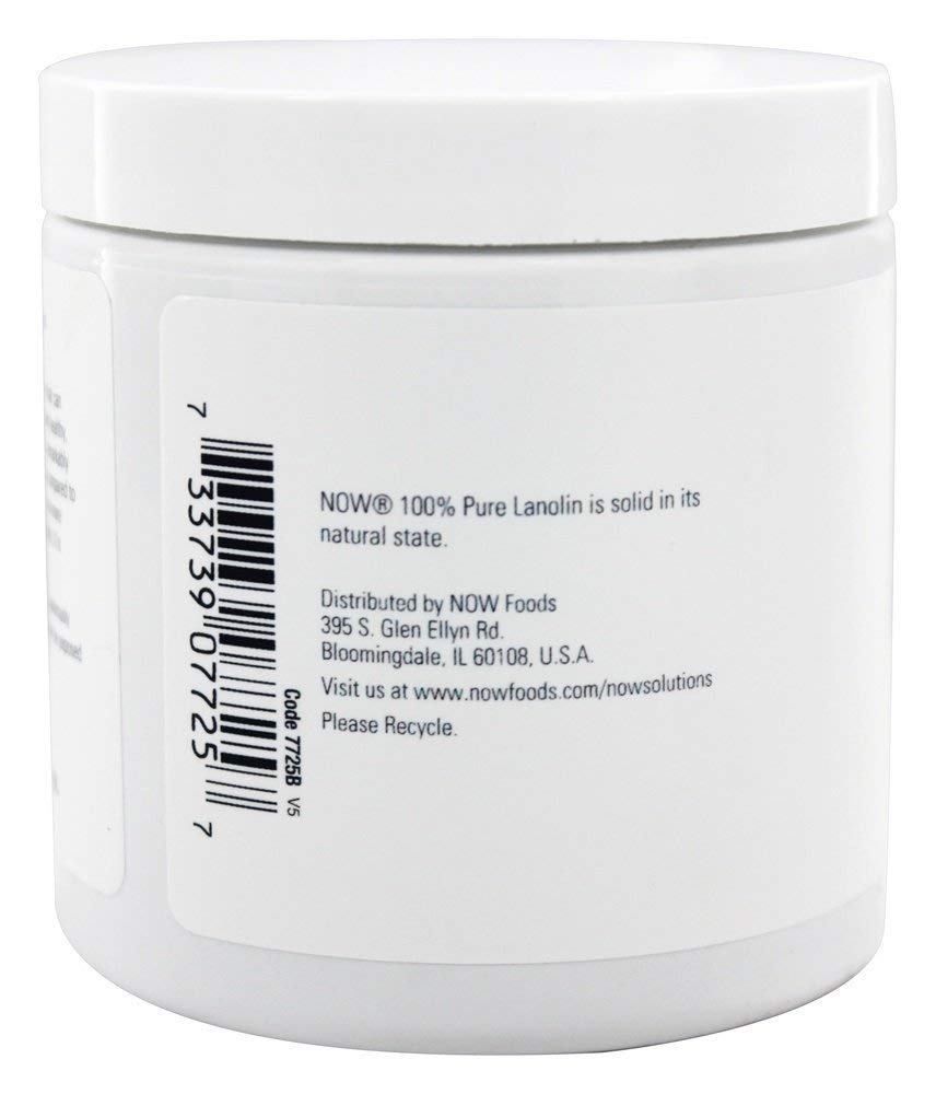 NOW Foods Pure Lanolin being applied by hand for rough patches