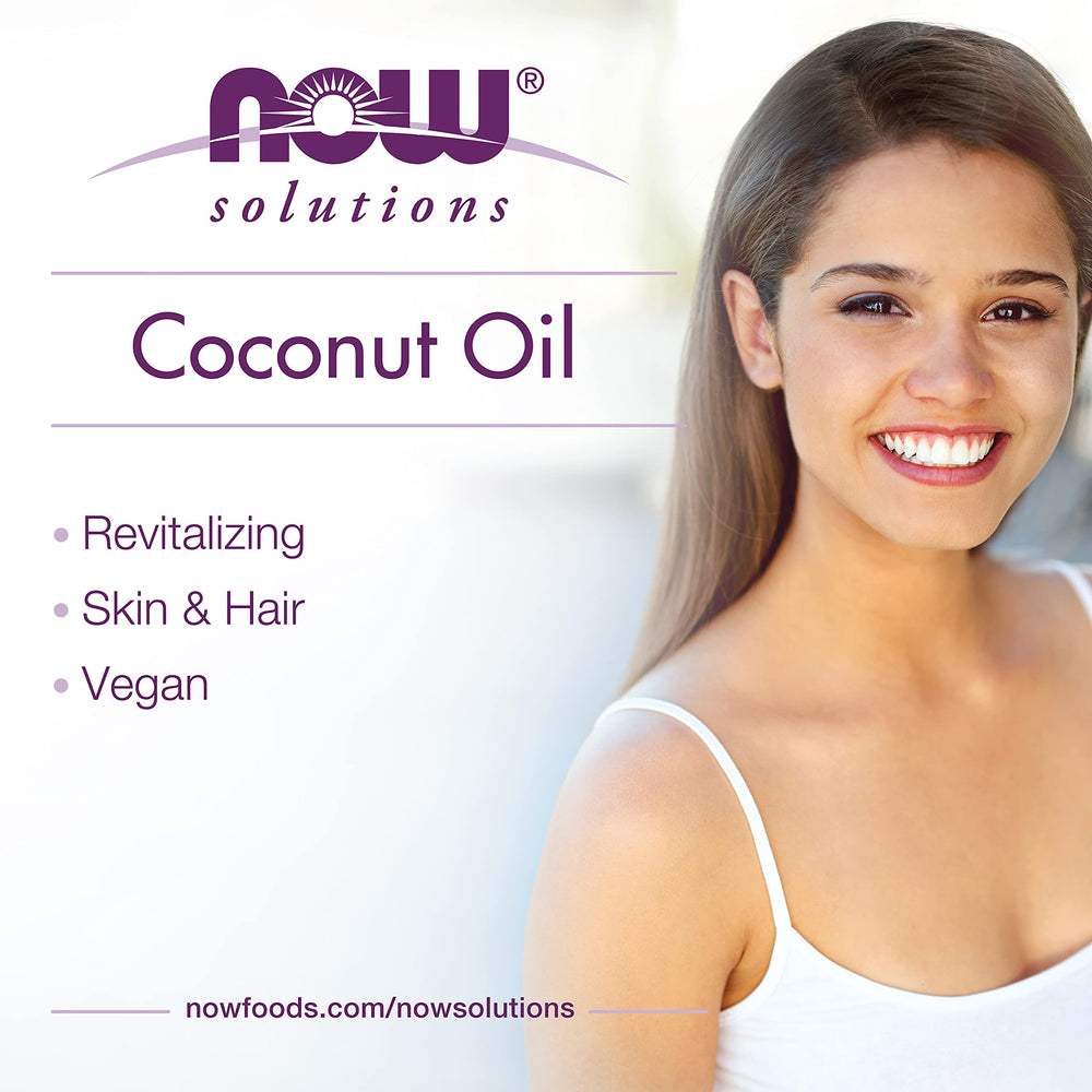 NOW Foods Liquid Coconut Oil provides a silky glide for massage and relaxation.
