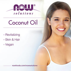 NOW Foods Liquid Coconut Oil provides a silky glide for massage and relaxation.