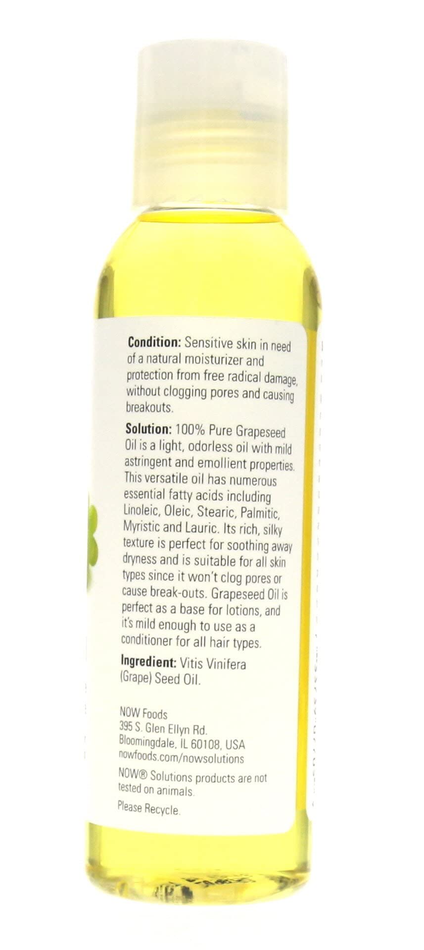NOW Grape Seed Oil dining finish to enhance dishes.