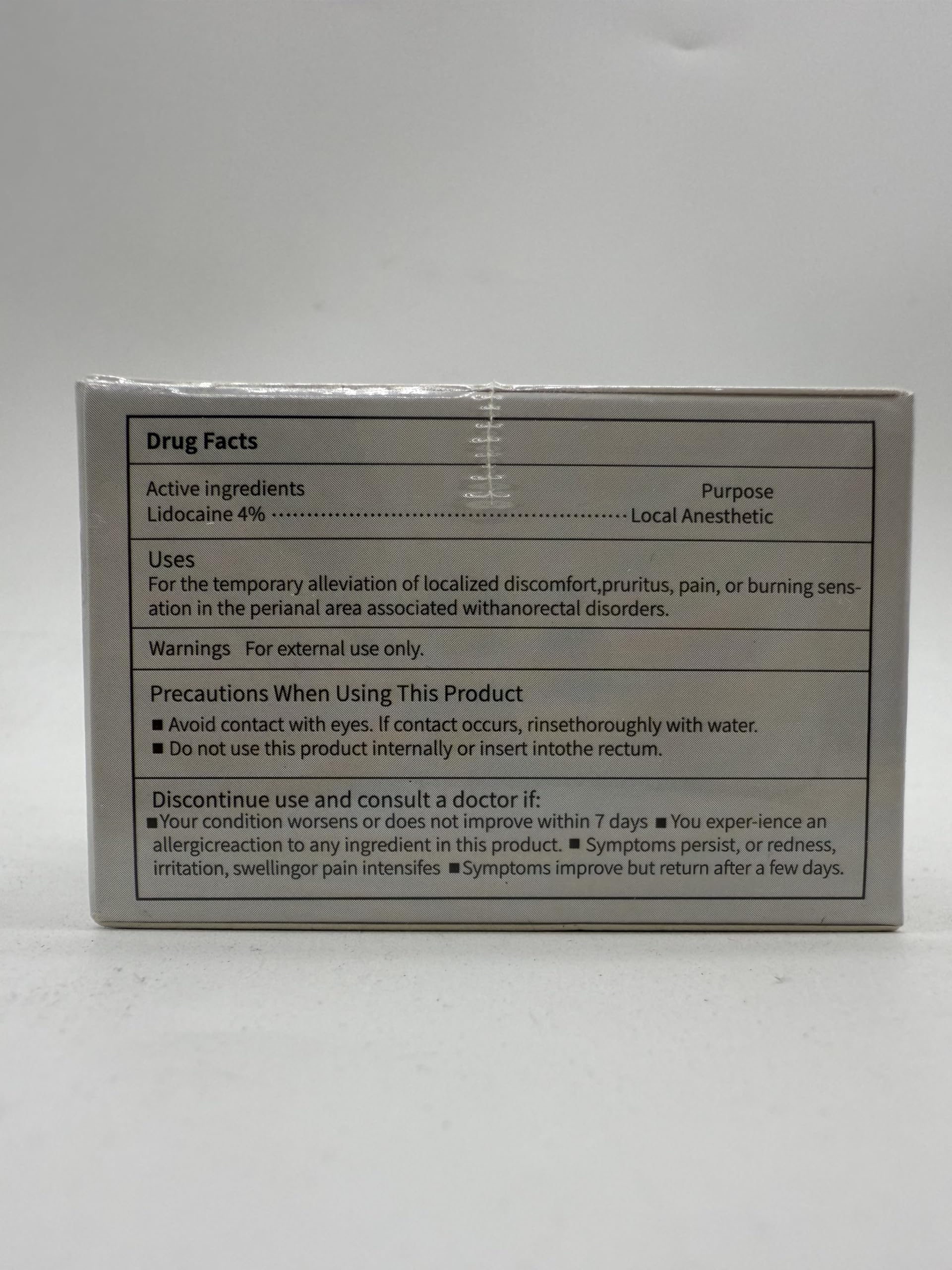 Noxdav Numbing Cream Extra Strength long-lasting effect close-up.