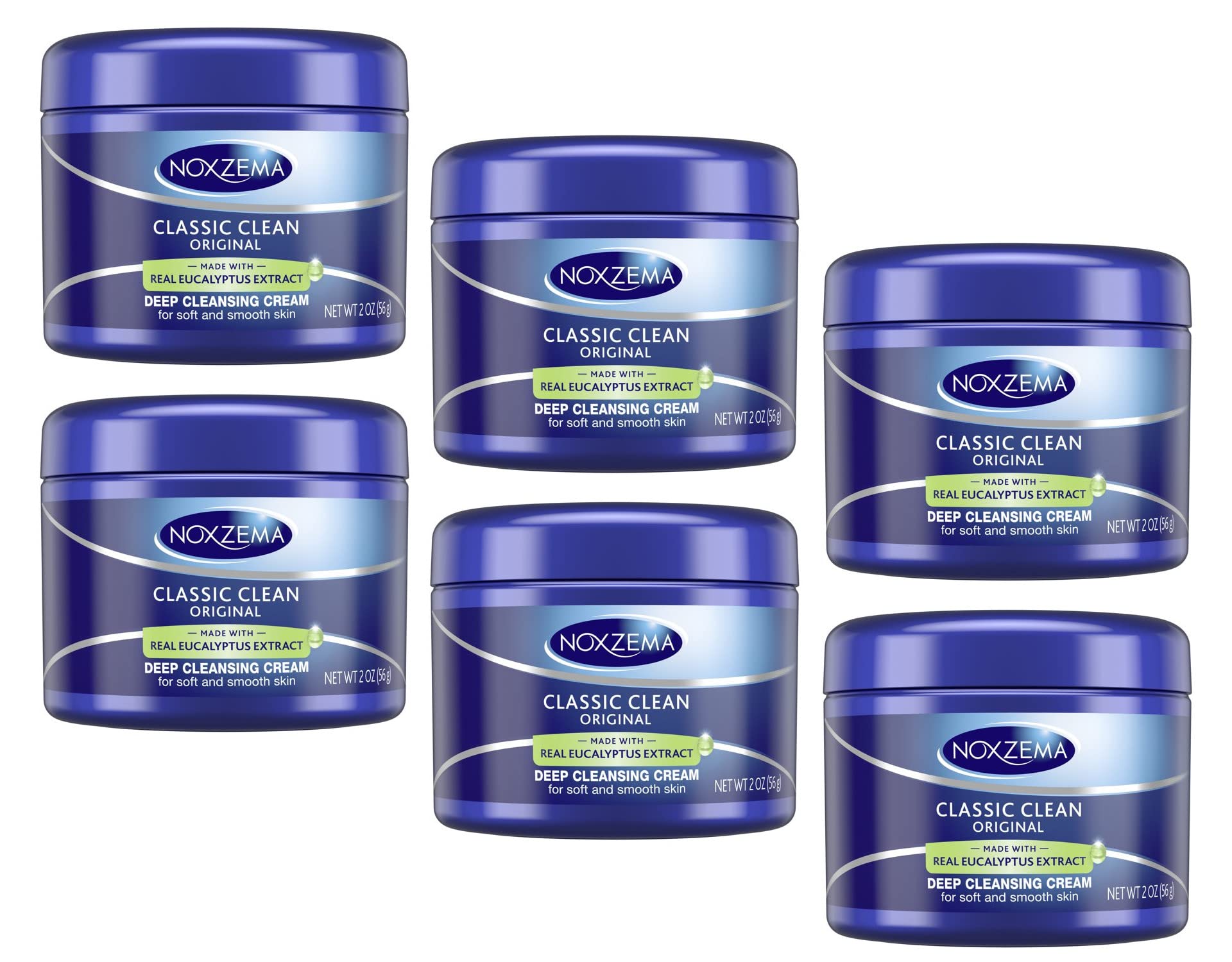 Noxzema Original Deep Cleansing Cream 2oz jar for daily facial cleansing