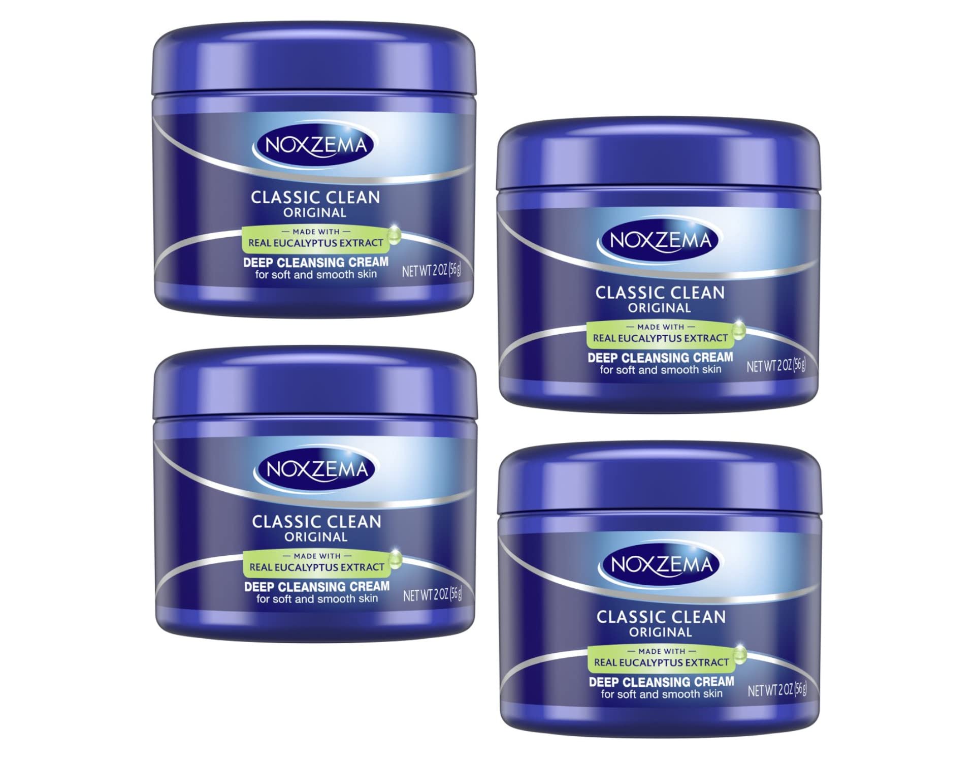 Noxzema Original Deep Cleansing Cream 2oz jar for a refreshing cleanse.