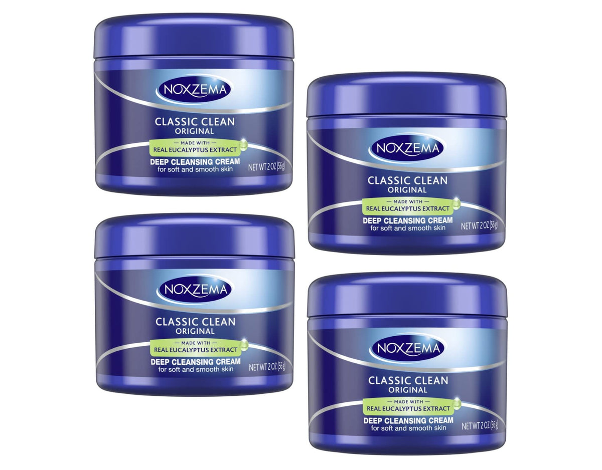 Noxzema Original Deep Cleansing Cream 2oz jar for a refreshing cleanse.