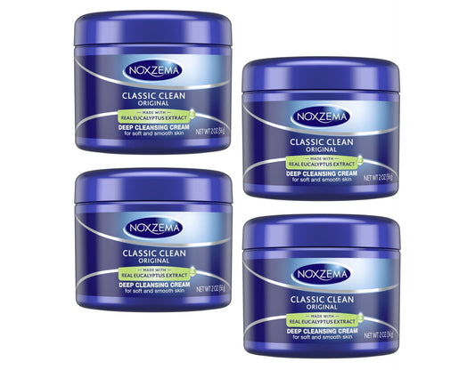 Noxzema Original Deep Cleansing Cream 2oz jar for a refreshing cleanse.