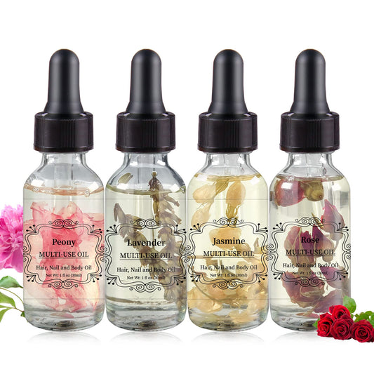 NP NATURES PHILOSOPHY Rose Jasmine Peony Lavender oil pack for easy daily nourishment