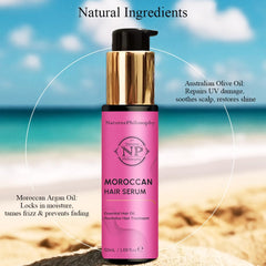 NP NATURES PHILOSOPHY weekly routine shot with lashes and hair care steps