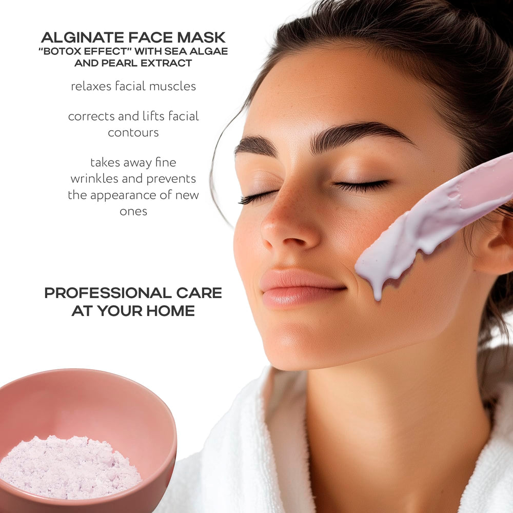 NSC alginate mask application demonstrates an easy facial care routine