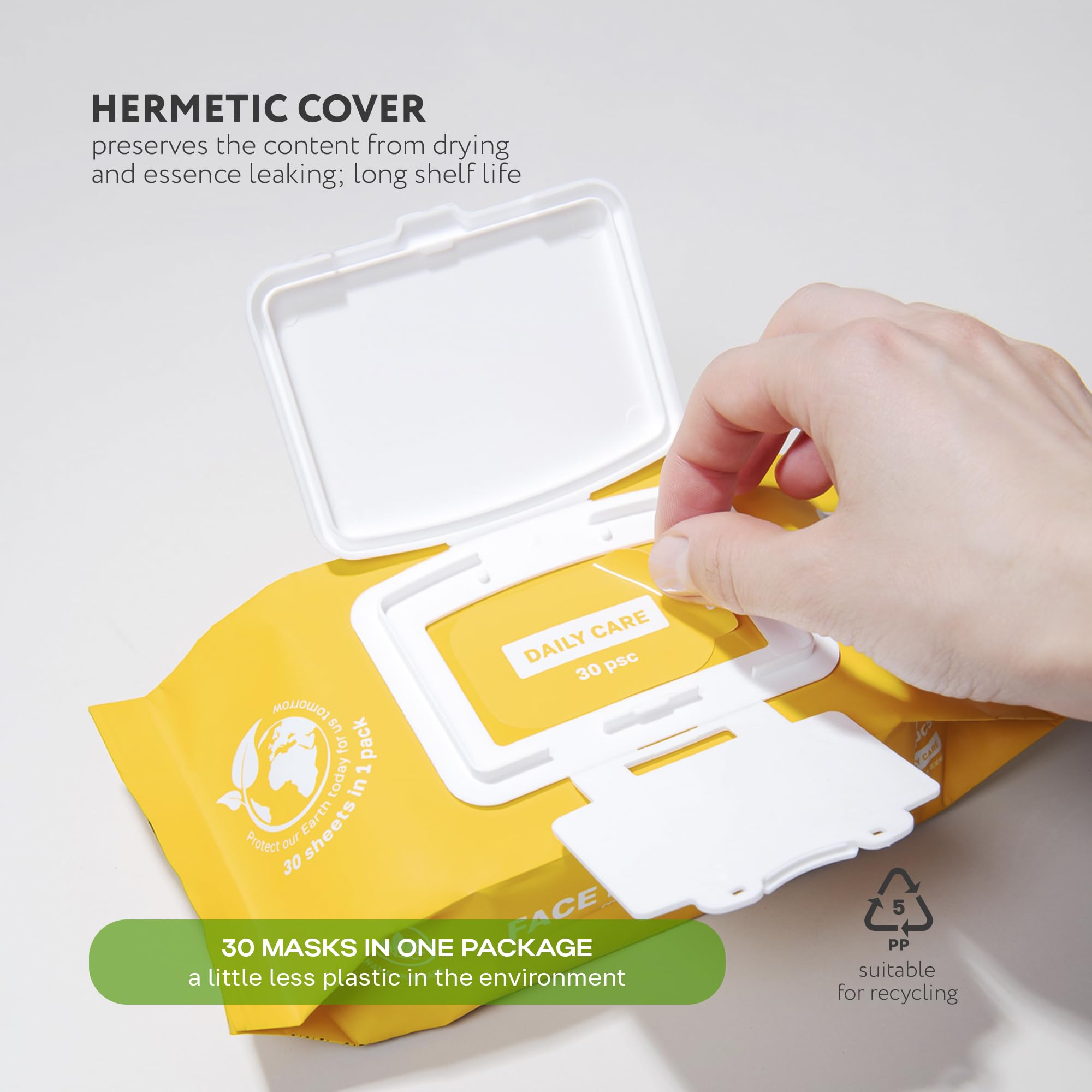 NSC Korean beauty box packaging for everyday facial care.