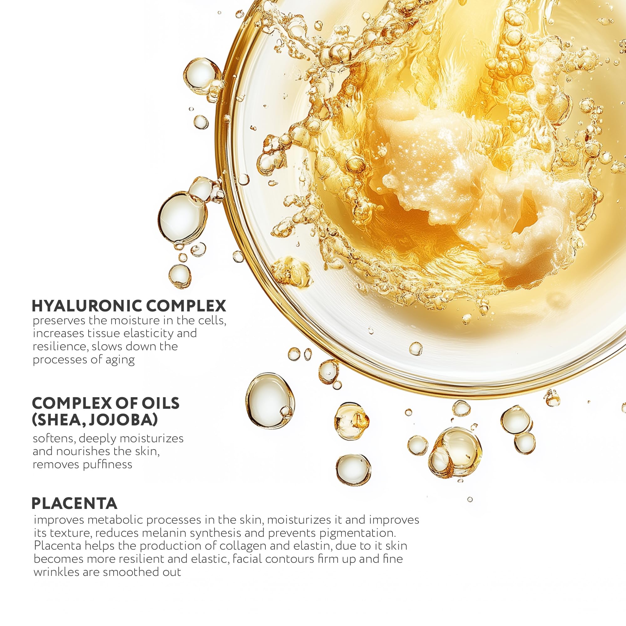 NSC sheet mask hydration close-up highlights moisture and texture.