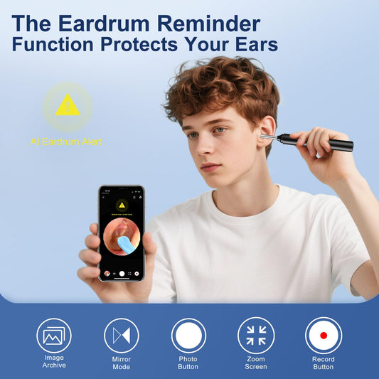 Ntgiso AI Ear Camera provides a 360-degree view for thorough checks.
