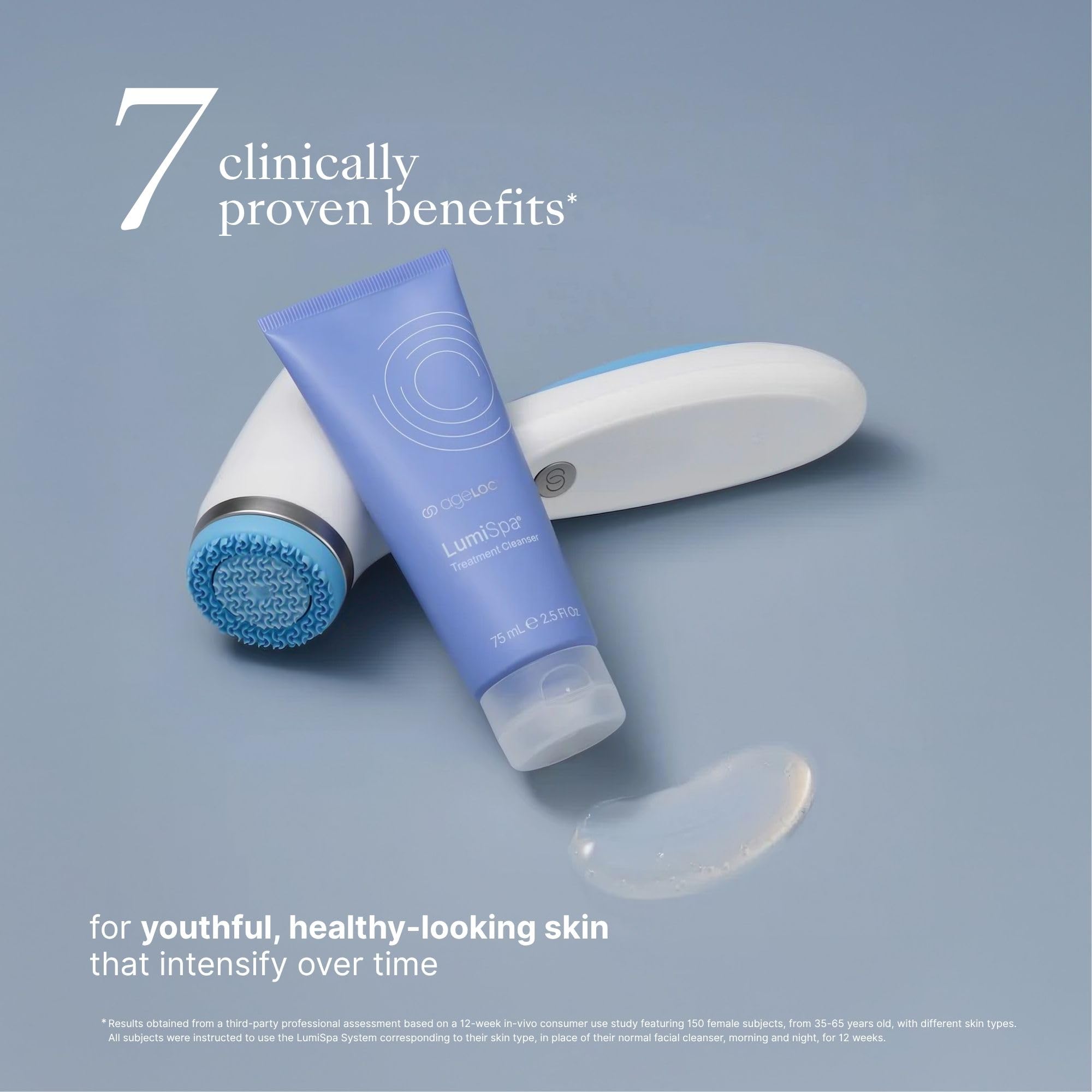 Milk thistle oil ingredient detail in Nu Skin cleanser container