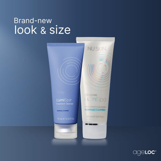 Texture swatch showing creamy lather of Nu Skin cleanser for balanced skin