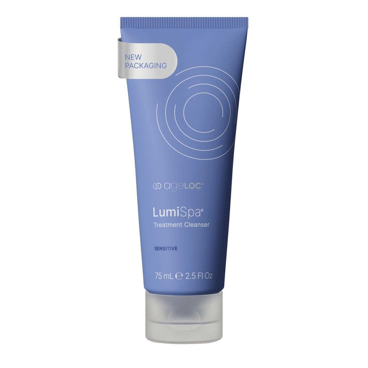 Nu Skin ageLOC LumiSpa Treatment Cleanser with a gentle cream texture for sensitive skin cleansing