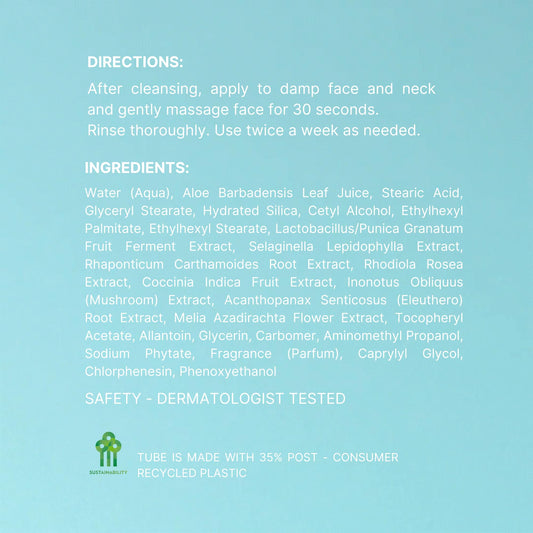 Nu Skin Brighter Day Exfoliant Scrub natural exfoliating minerals for gentle daily glow