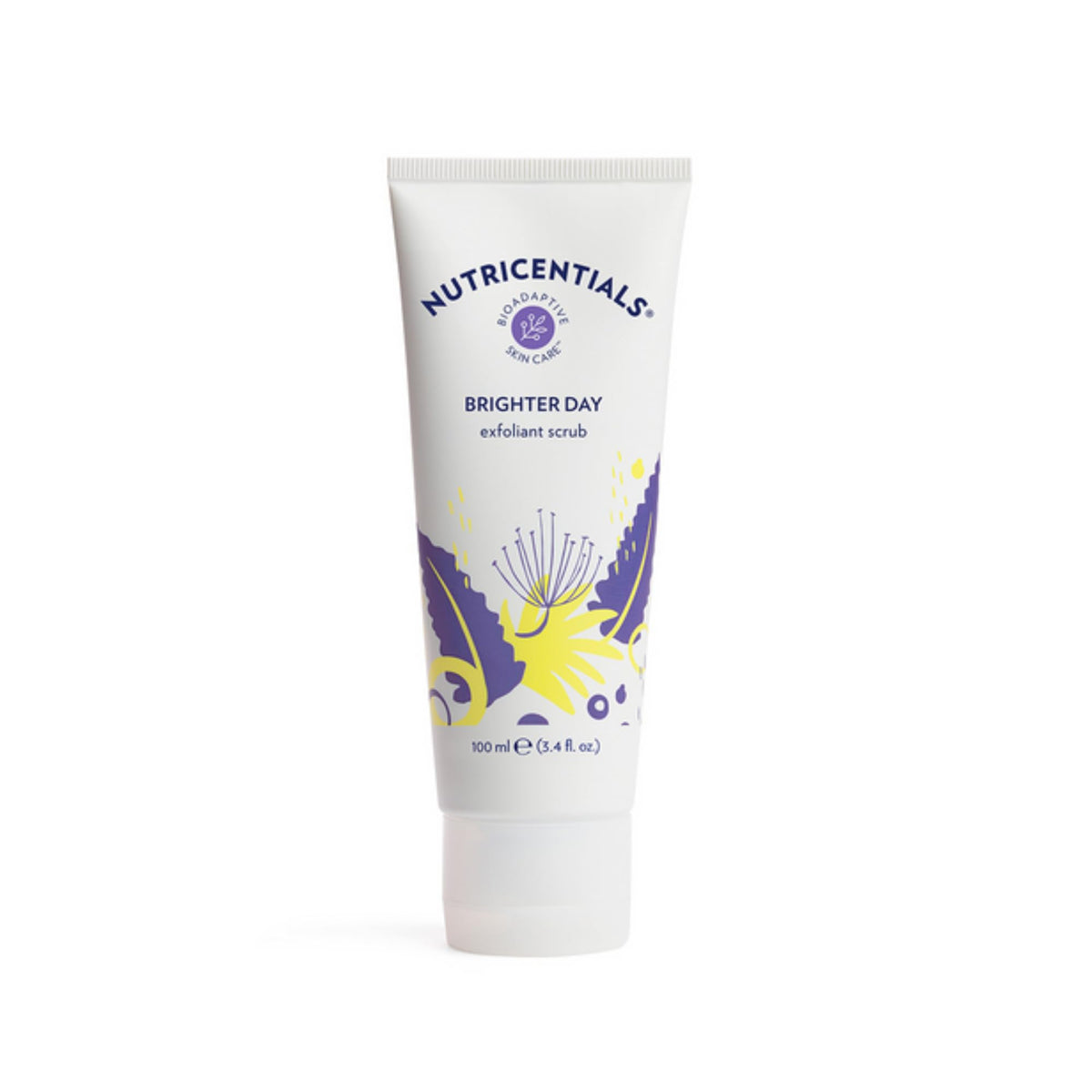Nu Skin Brighter Day Exfoliant Scrub with pomegranate enzymes for radiant skin preparation