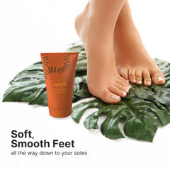 Nu Skin Epoch Sole Solution smooth feet after use close-up.